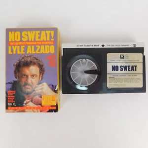 No Sweat! Lyle Alzado 1984 BetaMax Karl Video Exercise Program NFL Raiders - Picture 1 of 10