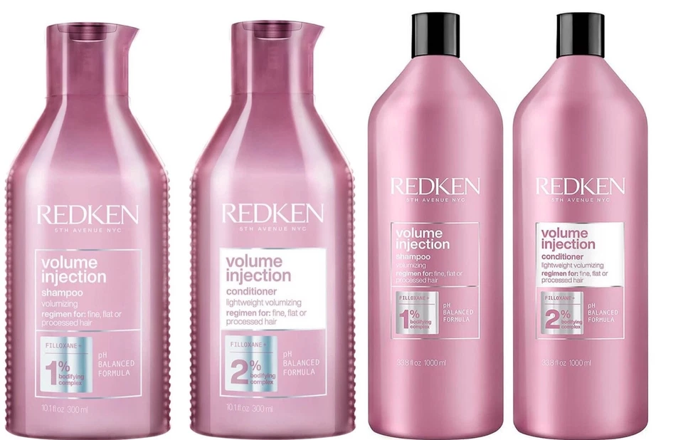 Redken Volume Injection Shampoo And Conditioner 300ml-1000m-lOptions - Image 1 of 1
