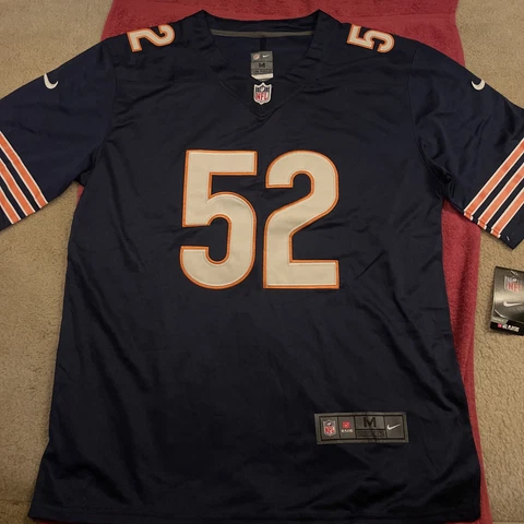 NEW NFL Nike Chicago Bears Khalil Mack #52 Jersey Size M Medium Shirt NWT Mens Cover