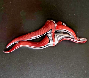 American Made Collectable Abstract Art Pipe Made & Signed by Nick Vorheez - Picture 1 of 7