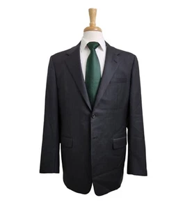 Prada Men's Black Virgin Wool Blazer Sport Coat Made in Italy Size 44 R - Picture 1 of 8