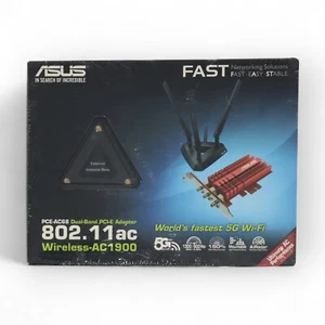 Adaptateur PCI-E bi-bande sans fil AC1900 ASUS PCE-AC68 802.11ac - Photo 1/4
