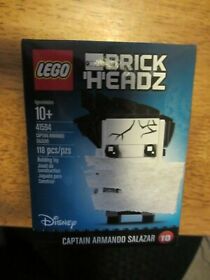 MNIB BrickHeadz Lego set 41594 Captain Armando Salazar *HTF Retired*