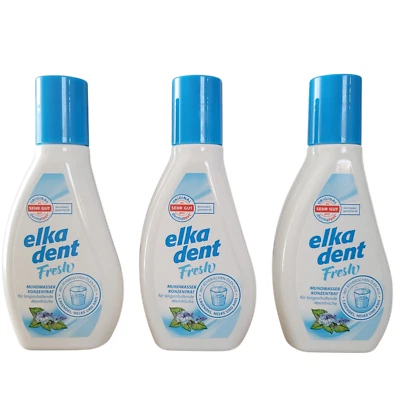 ELKADENT elka dent Fresh Mundwasser Konzentrat 3 x 125 ml = 375 ml