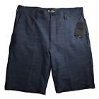 Nwt Hurley Regular Fit Shorts Size 32 Sits Below Knee Blue Inseam 10? Nike