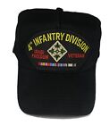 US ARMY FOURTH 4TH INFANTRY DIVISION ID IRAQI FREEDOM HAT CAP W/ RIBBONS OIF VET