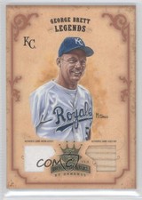 2004 Donruss Diamond Kings Legends Bronze Materials /30 George Brett #167 HOF