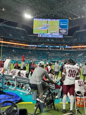 Miami Dolphins vs New Orleans Saints 11/30/25 ON FIELD SIDELINE ACCESS PASS!!! - Image 1 of 4