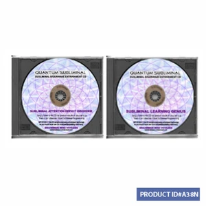 2 CDs SUBLIMINAL ATTENTION DEFICIT DISORDER ADD FOCUS CONCENTRATION LEARNING AID - Picture 1 of 1