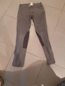 Mädchen Reit Hose LegginsGr 152 H&M Grau Gemustert - Bild 1 von 1