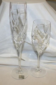Mikasa Olympus Crystal Wine Glasses 8.25" or Champagne Flutes 10.75" Each - Picture 1 of 8