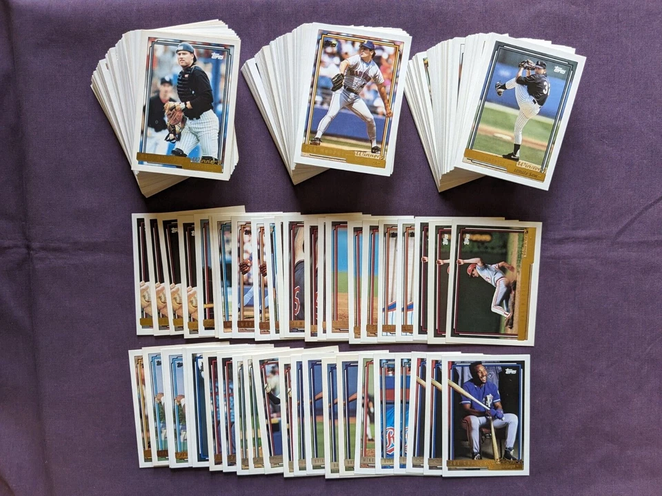 1992 Topps Gold Winners Baseball Card #551 - #792 - - - Pick a Card - - - - Image 1 of 1