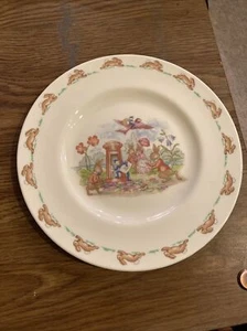 Placa Bunnykins 1991 8" entrega especial Royal Doulton Fine Bone China-Inglaterra - Imagen 1 de 4