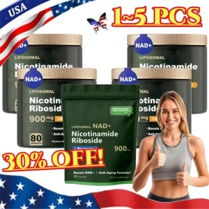 NAD+ Suplemento para enfoque energético antienvejecimiento y nicotinamida ribósido resveratrol - Imagen 1 de 10