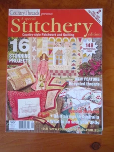 MAGAZINE AUSTRALIAN COUNTRY THREADS STITCHERY  VOL. 5  NO. 10   ** MUST SEE - Picture 1 of 2