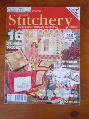 MAGAZINE AUSTRALIAN COUNTRY THREADS STITCHERY  VOL. 5  NO. 10   ** MUST SEE - Image 1 of 2