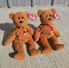 (Lot of 2) Ty Beanie Baby - Germania - The Bear (German Exclusive)