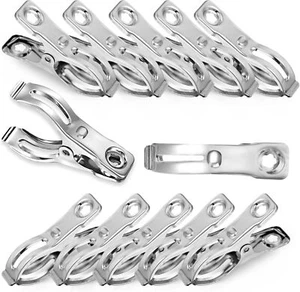 40 Pcs 2.3 Inch Row Cover Clips, Garden Clips for Netting, inches, Silver - Picture 1 of 3
