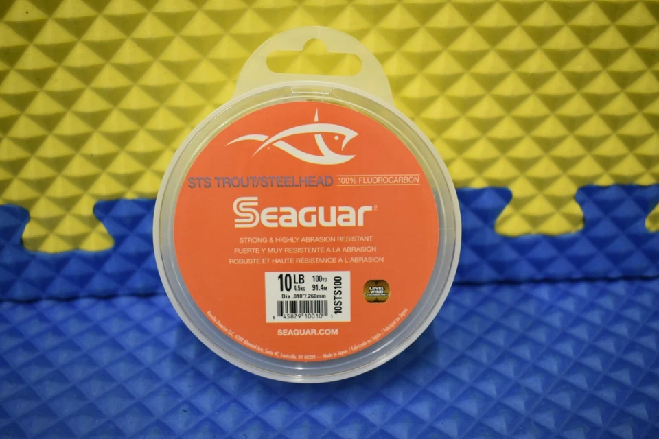 Seaguar 10STS100 STS Trout/steelhead Fluorocarbon Leader Fishing Line