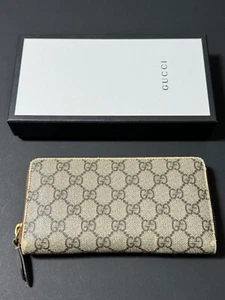 GUCCI GG Supreme long wallet 410102 8225-0411-① - Picture 1 of 10