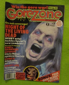 Monster Killer Zombie GOREZONE Magazine #16 Winter 1990 NIGHT OF THE LIVING DEAD - Picture 1 of 1