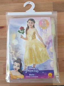 Disney Princess Belle Child Costume - Size 4-6 Years - Brand New - Picture 1 of 2