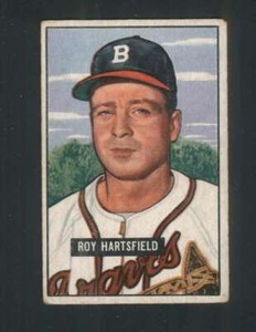 1951 Bowman #277 Roy Hartsfield VGEX RC Rookie Bos Braves 104835 