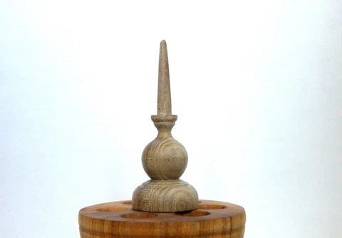 Wood Finial For New Haven “Steeple” mantle clock, E. N. Welch Clock Cover