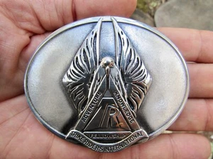 Hebilla de cinturón de colección TRIKE RIDERS INTL ATC motocicleta MC trikers TRI CLUB RARA EN MUY BUEN ESTADO++ - Imagen 1 de 4