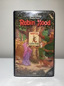 Walt Disney Productions Robin Hood (228VF VHS NTSC) Black Diamond Clamshell Case