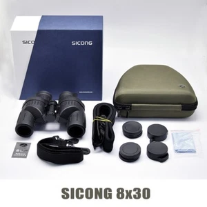 SKWoptics 8x30 Binoculars Compact Ultra wide angle Bak4 Black - Picture 1 of 9