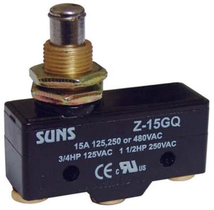 SUNS International Z-15GQ Plunger 15A Micro Switch - Picture 1 of 1