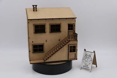 AT-BA MODELLBAU Haus Nr. 220032 in 1:32 passend für Siku, Carrera, Spur 1,Britains, Slotcar