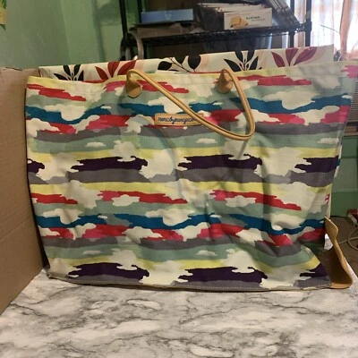 Bolso grande de lona abstracta Marc By Marc Jacob’s Foto 1 de 4