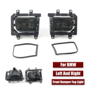 One Pair Car Front Bumper Fog Light Lamp For BMW 3 Series E30 318 320 1982-1994 - Picture 1 of 8