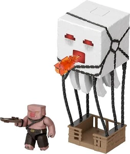 MATTEL MINECRAFT Attack Ghasts and Crossbow Piglins for ages 6 and up JFB69 New - Picture 1 of 8