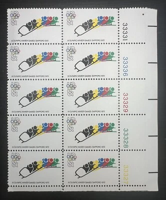 8 ct Stamp. 1972 Winter Olympics Sapporo Bobsled. of 10. Scott Catalog #1461.MNH - Image 1 of 4