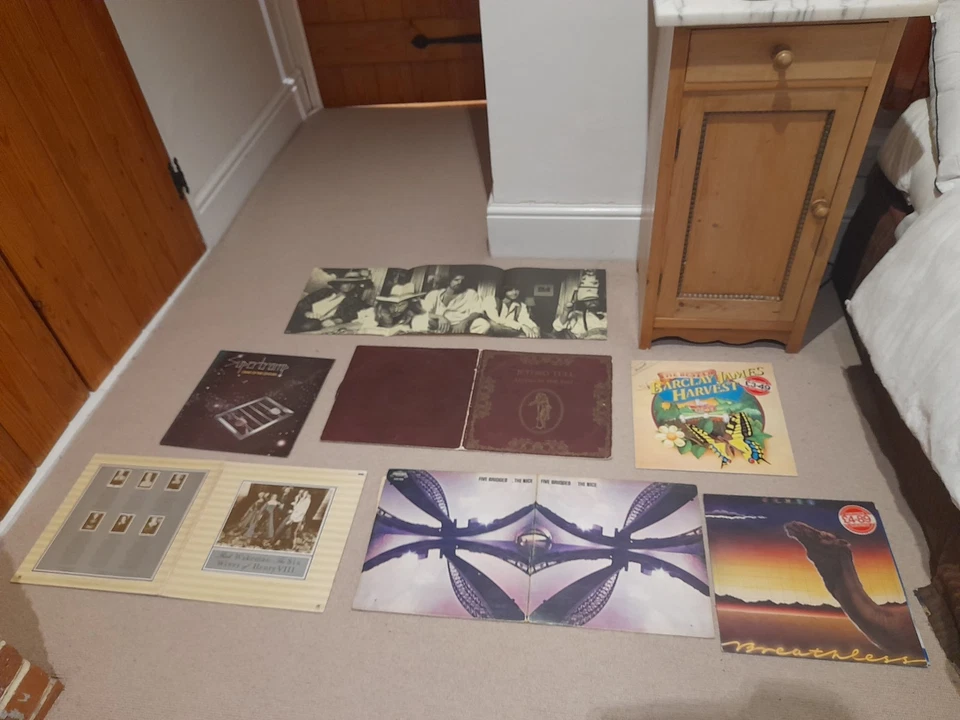 Collection 7 Prog Rock vinyl LPs Records Jethro Tull The Nice Supertramp Camel - Image 1 of 1