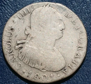 1801 4 REALES CAROLUS IIII DEI GRATIA *HISPAN ET IND REX* - Picture 1 of 2