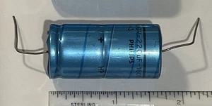 CAPACITOR 220uF 160V AXIAL PHILIPS HP LONG LIFE CAPACITOR SAME DAY SHIPPING (or) - Picture 1 of 1