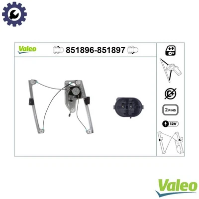 WINDOW REGULATOR 851896 FOR BMW M51D25 2.5L M52B28 2.8L M57D30 2.9L 6cyl 7 E38 - Image 1 of 4