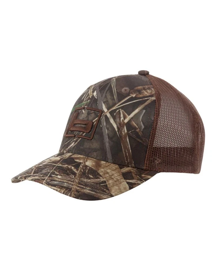 Banded Trucker Camo Cap – Mesh Back, Adjustable Snapback, Field Camo Hat - Image 1 of 1