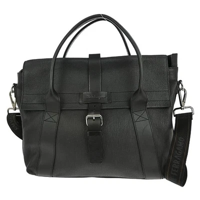 BOLSO DE MANO SALVATORE FERRAGAMO NEGRO 2 VÍAS FZ-24 9347 NQ01523 Foto 1 de 4