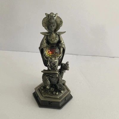 Pieza de ajedrez Fantasy of the Crystal Melda the Witch Black Queen Danbury como nueva Foto 1 de 3