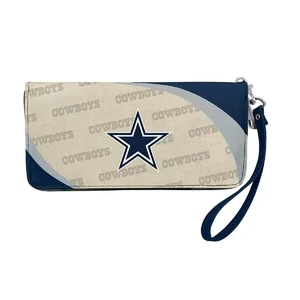 Cartera para mujer Dallas Cowboys NFL curva organizadora con cremallera - Imagen 1 de 2