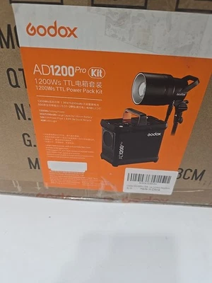 Godox AD1200Pro 2.4G TTL 1/8000 HSS Flash Strobe 40W Modeling Light Stock USA  - Image 1 of 4