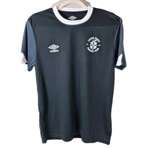 Umbro Luton Town FC Total Training Jersey Black Carbon White Size M NWT - Picture 1 of 6