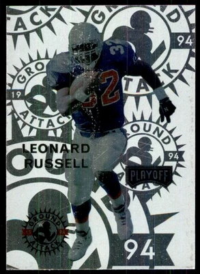 1994 Playoff Leonard Russell New England Patriots #249 - Image 1 of 2