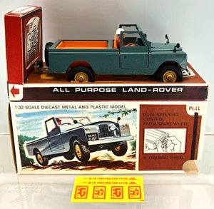 Britains Model 9676 Land Rover LWB 1968 Complete Box Figure Stickers MINT RARE - Picture 1 of 23