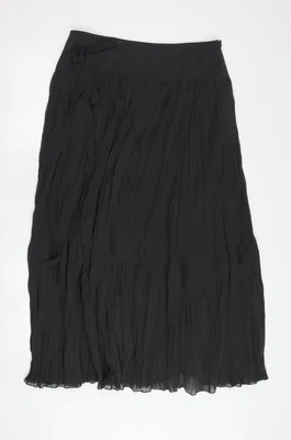 Windsmoor Women's Black Pleated Midi Skirt Size 10 - Image 1 of 4